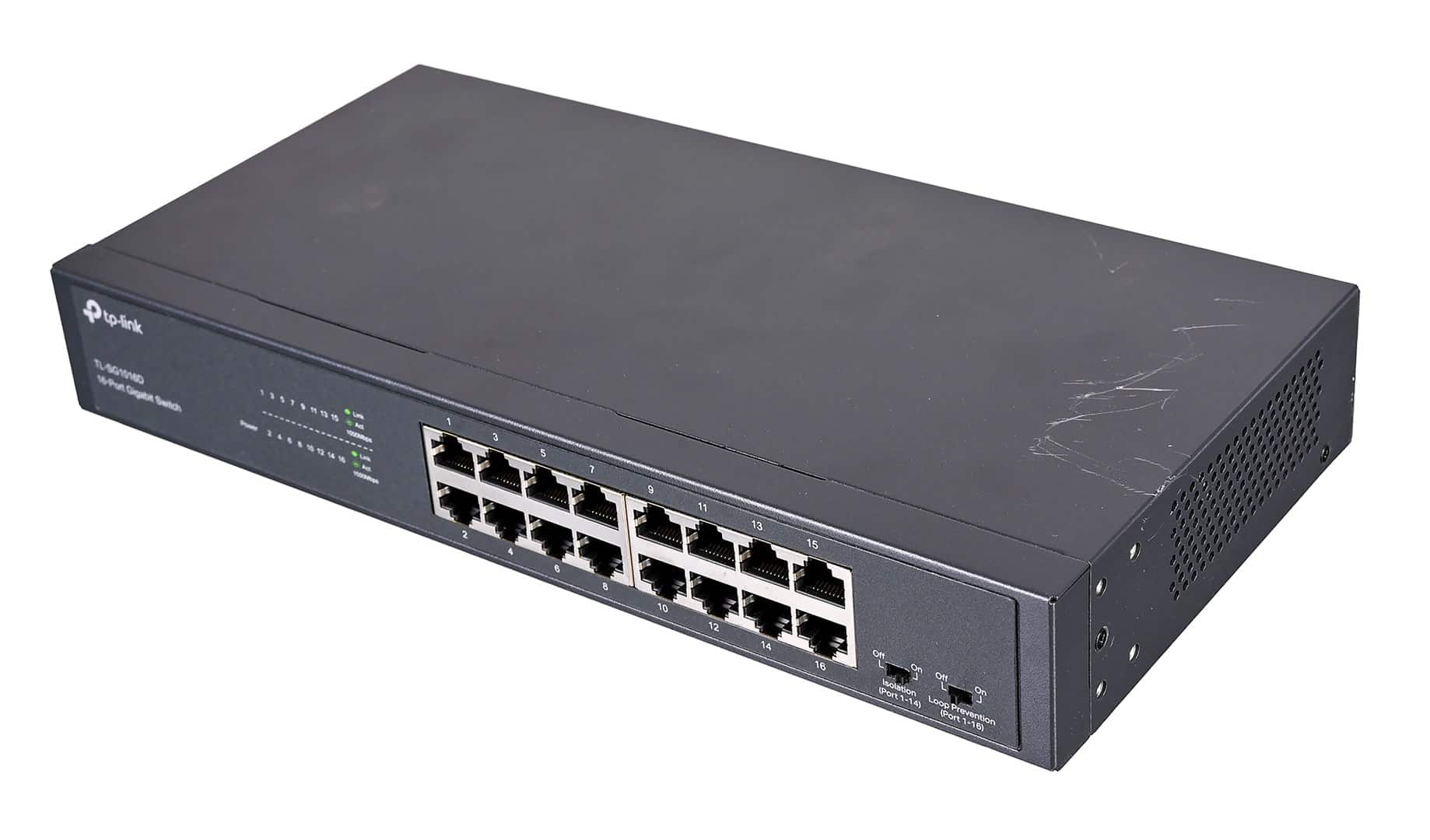 Switch TP-LINK TL-SG1016D (16x 10/100/1000Mbps) (OUTLET) — zdjęcie 1 z 8