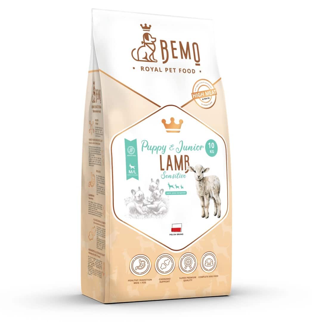 Bemo Karma sucha Puppy Junior Sensitive Lamb - jagnięcina medium/large 10kg