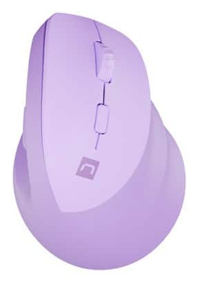 MYSZ WERTYKALNA NATEC CRAKE 2 BEZPRZEWODOWA 2400DPI BLUETOOTH 5.2 + 2.4GHZ PURE LAVENDER — zdjęcie 1 z 8