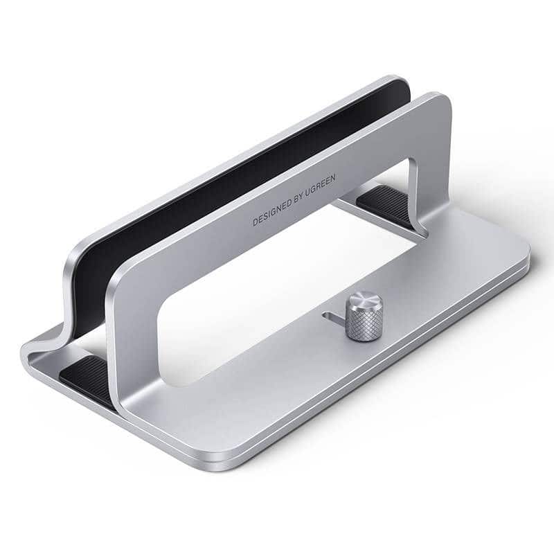 Ugreen aluminiowy pionowy stojak uchwyt podstawka na MacBooka laptopa tablet srebrny (20471 LP258) — zdjęcie 1 z 3