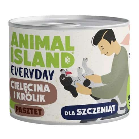 ANIMAL ISLAND Everyday cielęcina i królik 185g