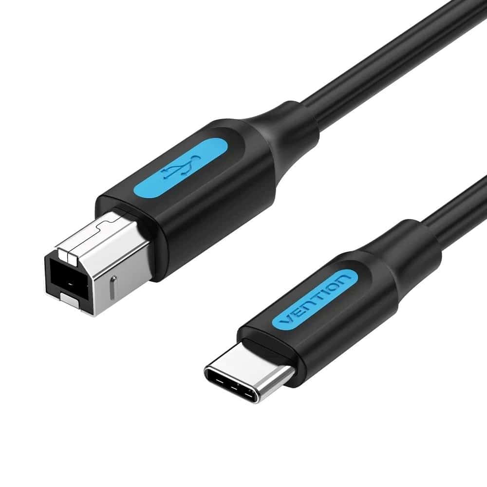 Kabel do drukarki USB 2.0 C na B 1m