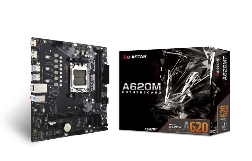 Płyta główna BIOSTAR A620MT, AM5, AMD Ryzen 7000