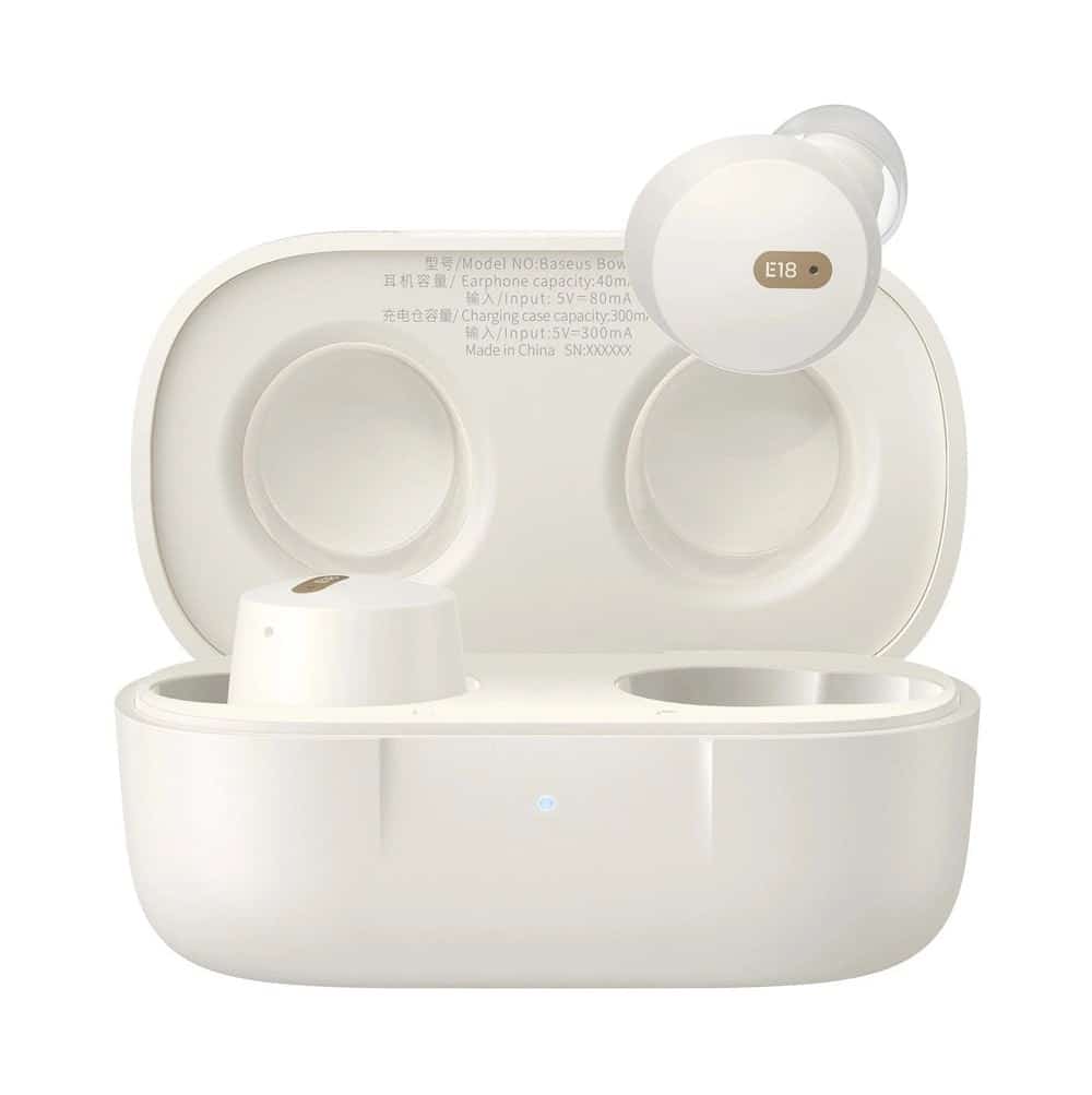 Słuchawki bezprzewodowe Baseus Bowie E18 (biały)