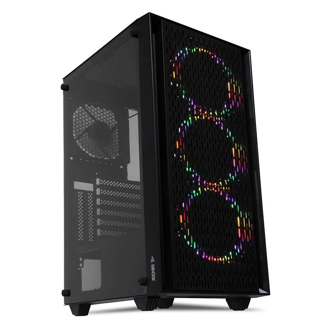 IBOX OBUDOWA ATX CETUS 903 - Wielokolorowe Podświetlenie