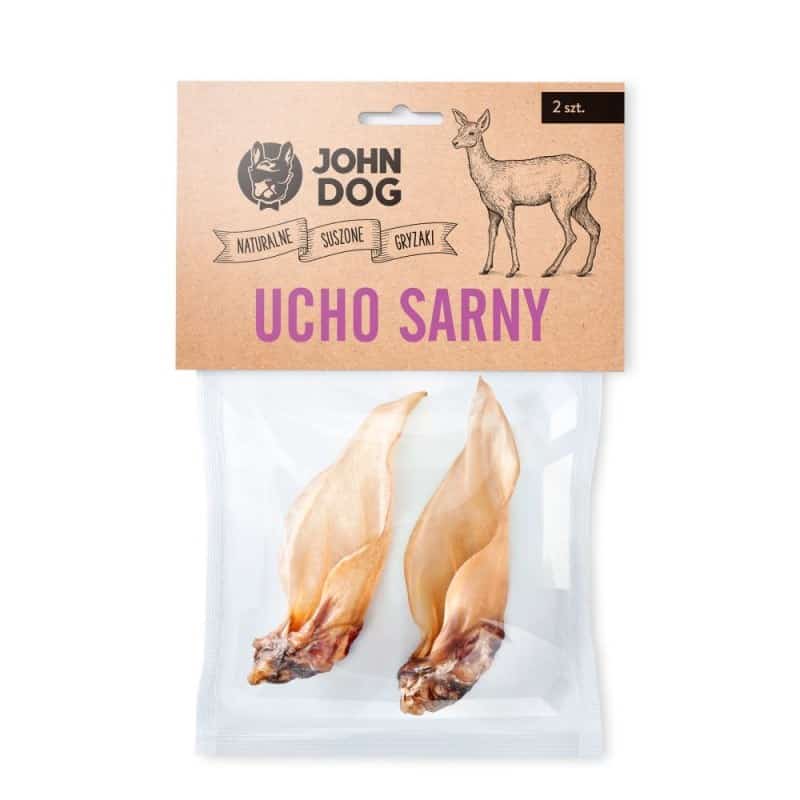 JOHN DOG GRYZAKINATURALNE ALL Ucho sarny 200g