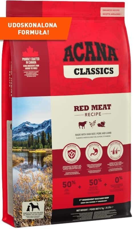 ACANA Red Meat Dog 9,7kg - Sucha Karma