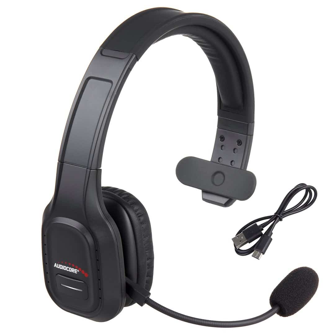 AUDIOCORE Słuchawki Bluetooth AC864 Czerwone