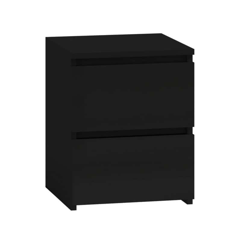 M2 MALWA STOLIK NOCNY 2 SZUFLADY CZARNY