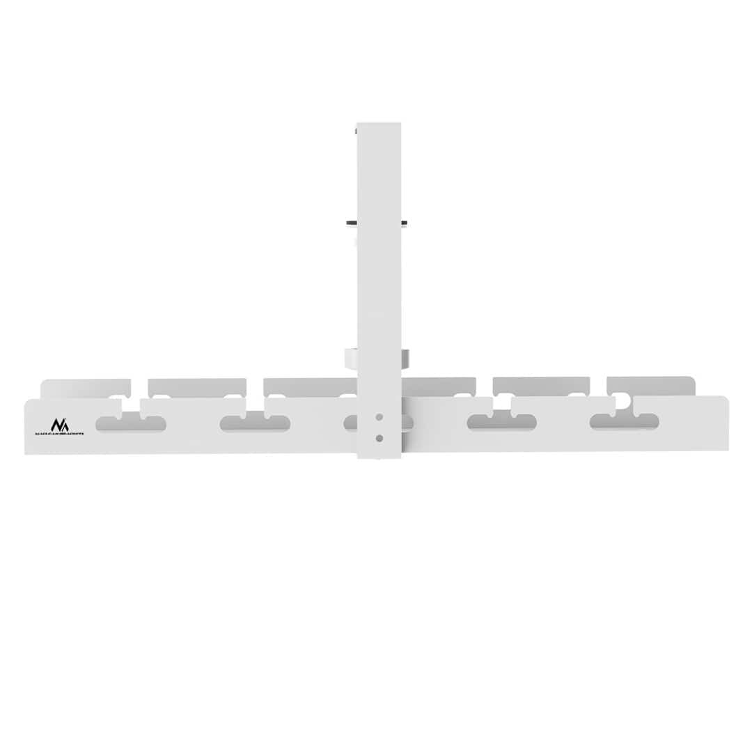 MACLEAN ORGANIZER PODBIURKOWY NA KABLE, MAX. OBCIĄŻENIE 5KG, BIAŁY MC-105 W