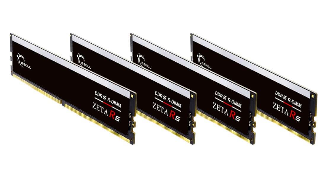 G.SKILL ZETA R5 DDR5 ECC-R 4x32GB 6000MHz