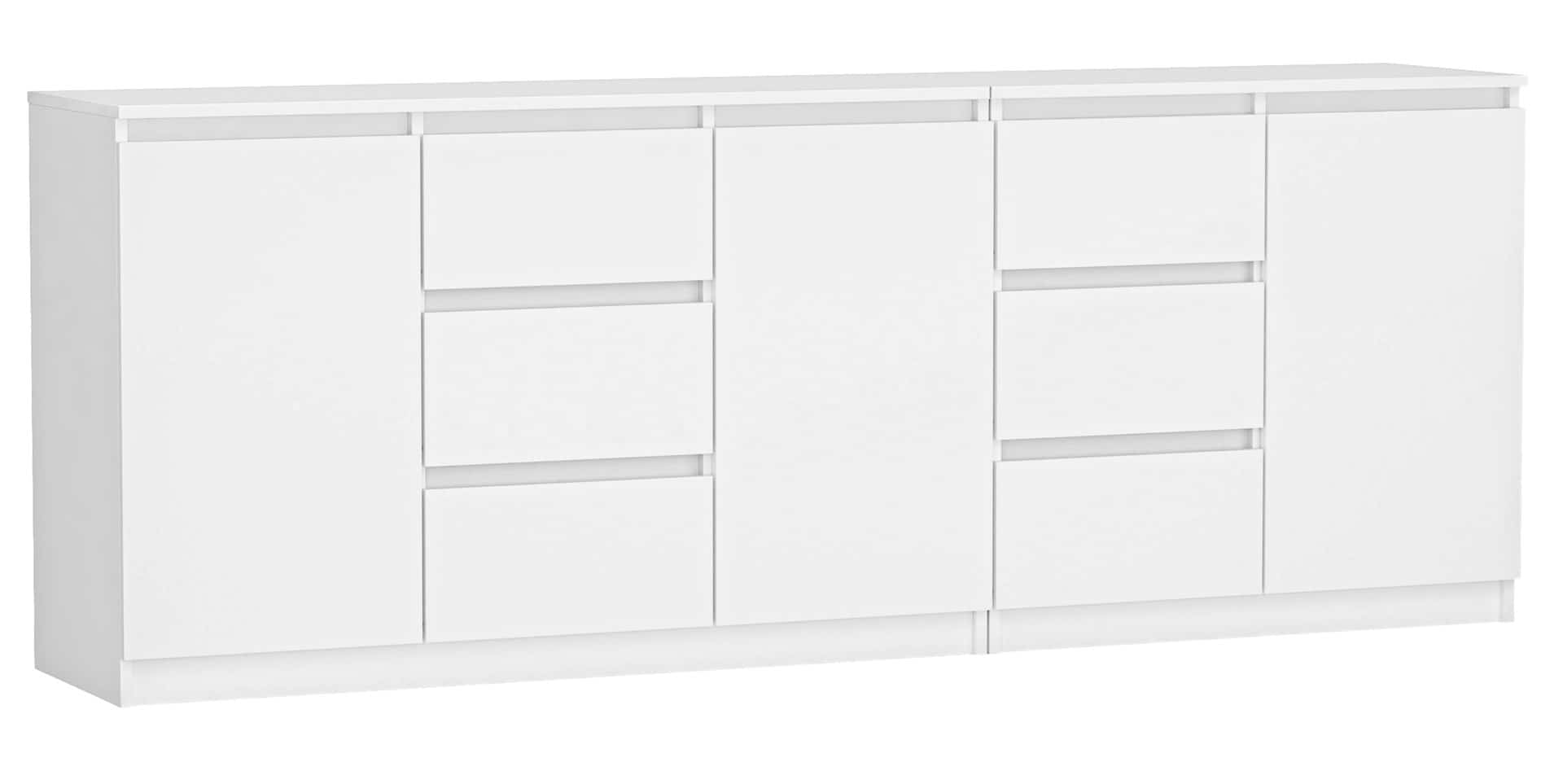 Komoda COSTA 1D3S+2D3S biały