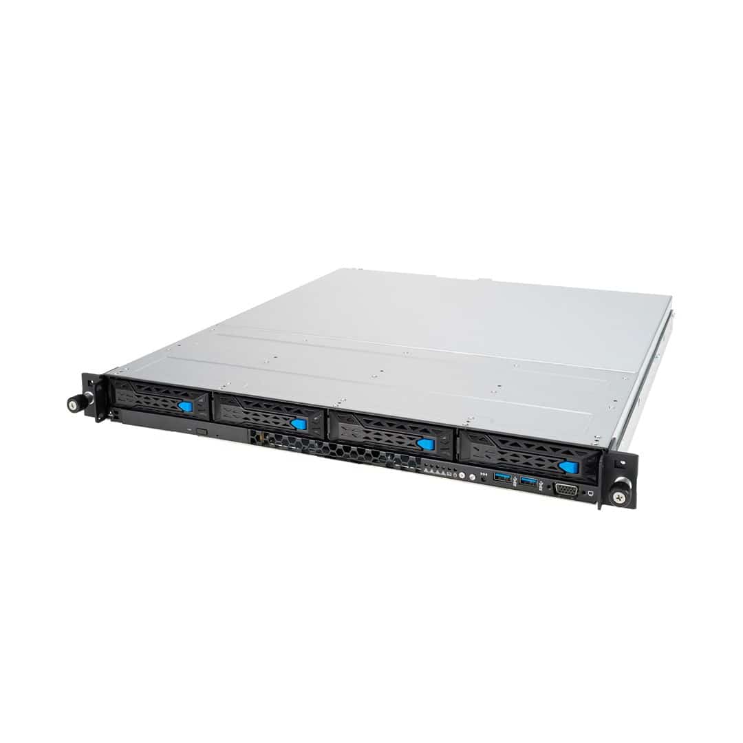 ASUS Rack 1U RS300-E11-PS4/350W Intel C2521x LGA1200 95W 4xDDR4 3200/2933/2666 4x3.5"/2.5" 2*SATA/SAS/NVMe + 2*SATA/SAS Intel® I210AT x2 PSUx1 350W 80 PLUS Gold