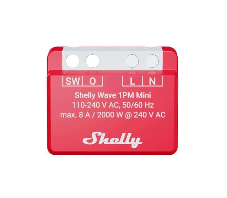 Inteligentny sterownik Z-Wave Shelly Wave 1PM Mini LR