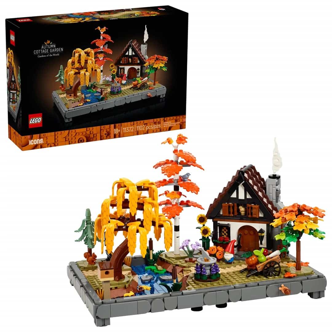 LEGO Icons 11372 - Jesienny ogród z chatką
