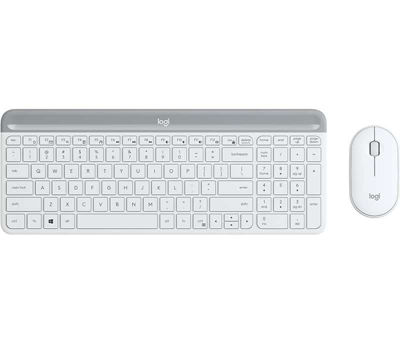 Klawiatura + mysz Logitech MK470 Biały