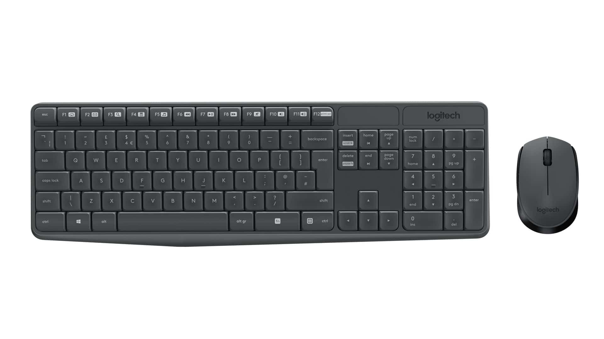 Zestaw klawiatura + mysz Logitech MK235 (szary)