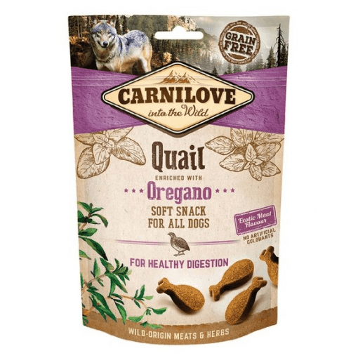 CARNILOVE Soft Moist Snack Quail+Oregano - 200 g