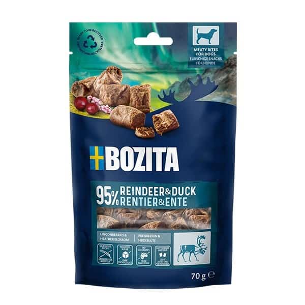 BOZITA Meaty Bites renifer,kaczka 70g