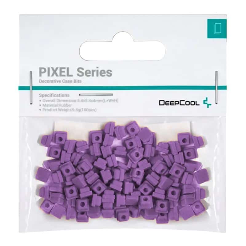 Gumowe kołłówki DeepCool PIXEL TV - fioletowe