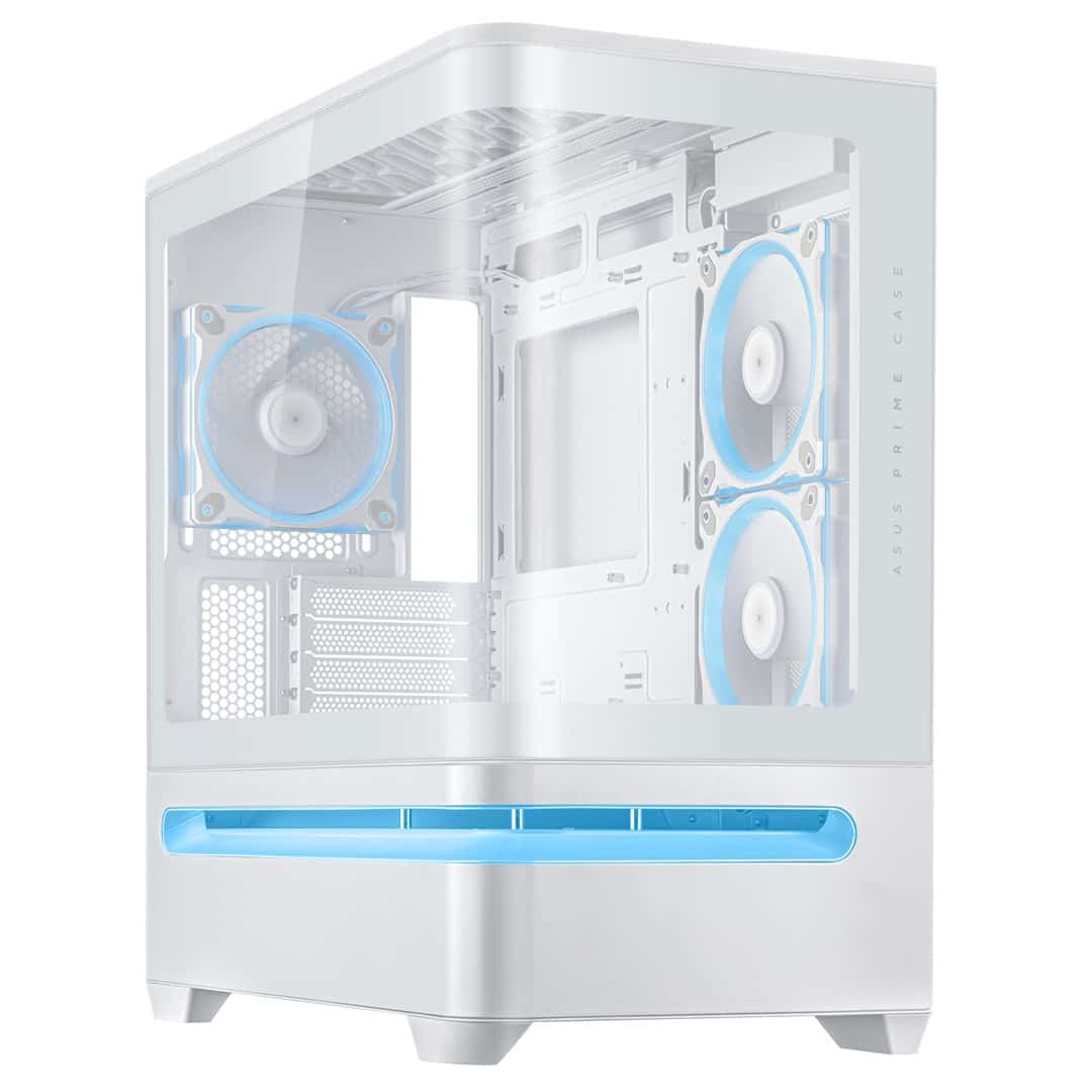 Obudowa ASUS PRIME AP202 TG ARGB Biała