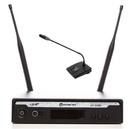 RELACART UR-230S UD-222 - Zestaw Mikrofonu Bezprzewodowego