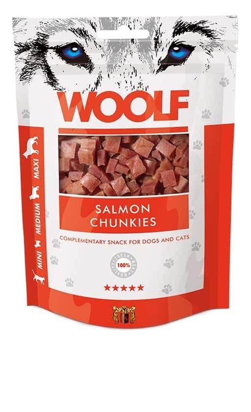 WOOLF Przysmak Salmon Chunkies 100g