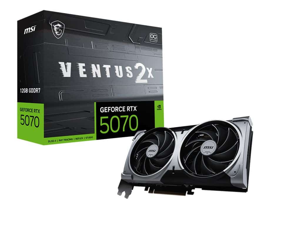 Karta graf. MSI RTX 5070 12G VENTUS 2X OC