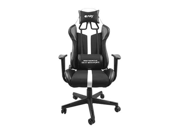 FURY FOTEL GAMINGOWY AVENGER XL CZARNO-BIAŁY