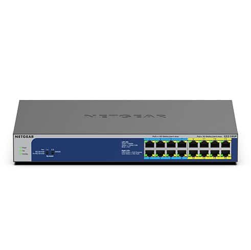 Switch Netgear GS516UP-100EUS 16p PoE 380W