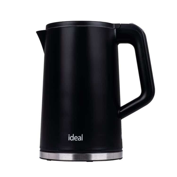 Czajnik elektryczny IDEAL 1,7 l, stal nierdzewna, 1500 W, czarny