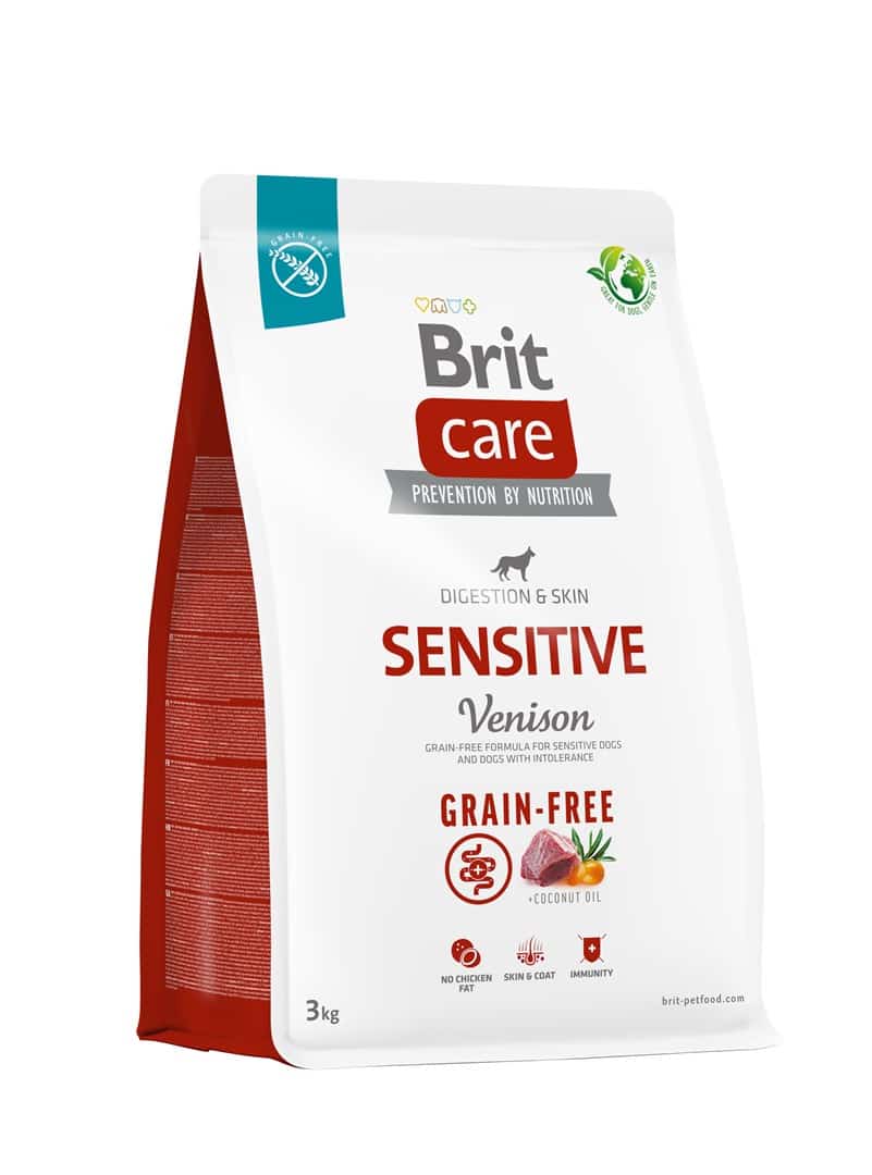 Brit Care Grain-Free Sensitive Venison – sucha karma dla psa - 3 kg (WYPRZEDAŻ)