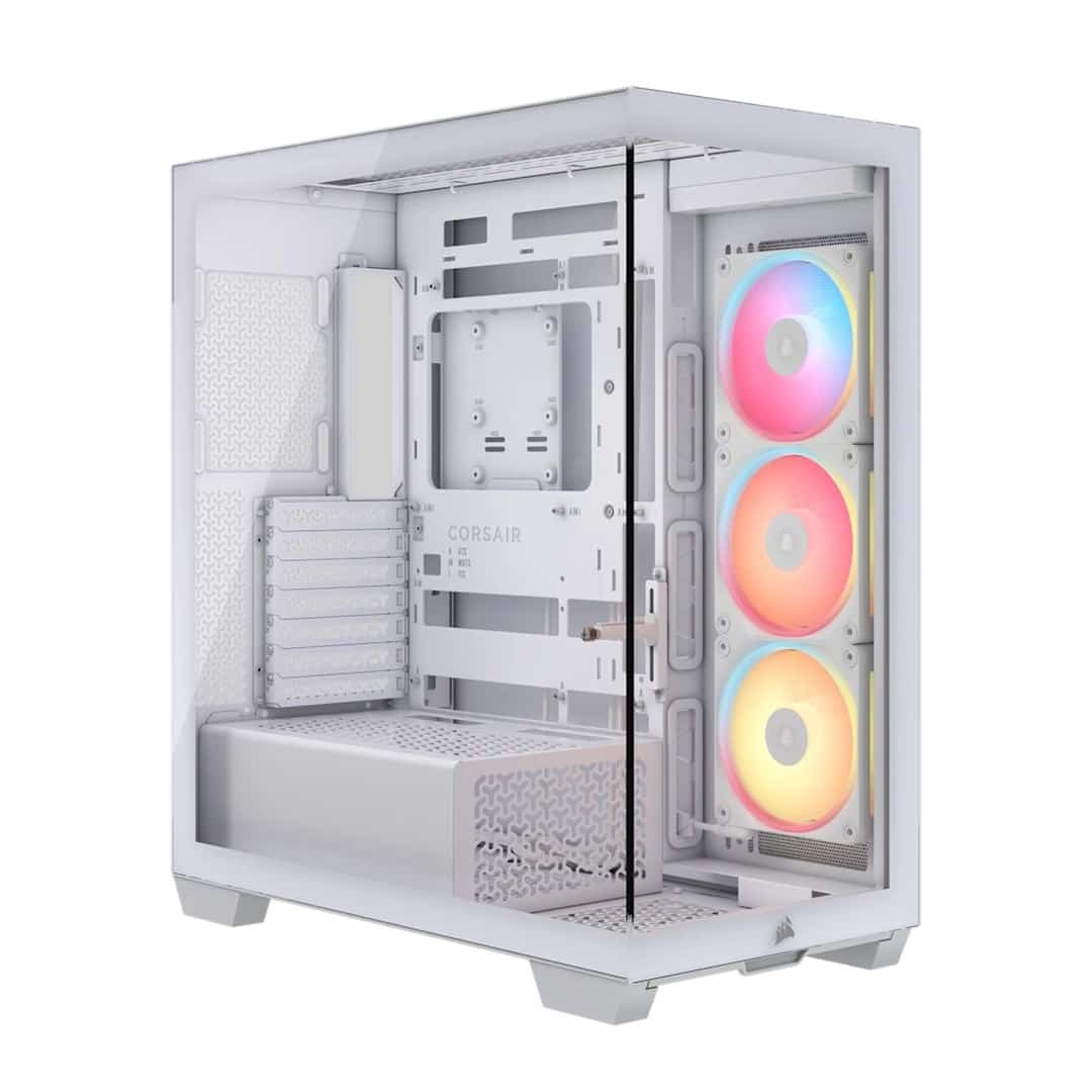 Obudowa Corsair 3500X LXR LINK, Biała, Szkło Hartowane