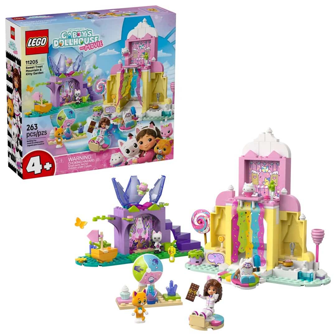 LEGO Gabby's Dollhouse 11205 - Łakociowa Góra i Kiciowy Ogródek