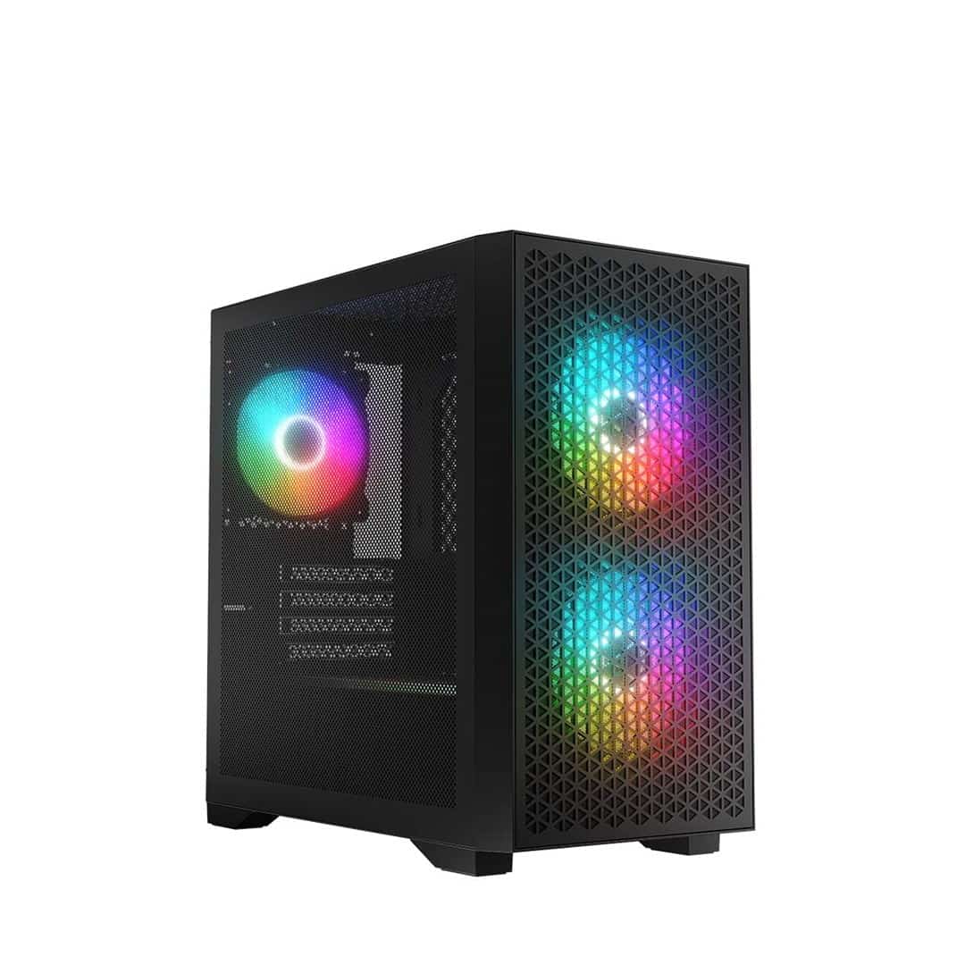 LOGIC DART PRO ARGB Mini USB Type-C Czarna Obudowa
