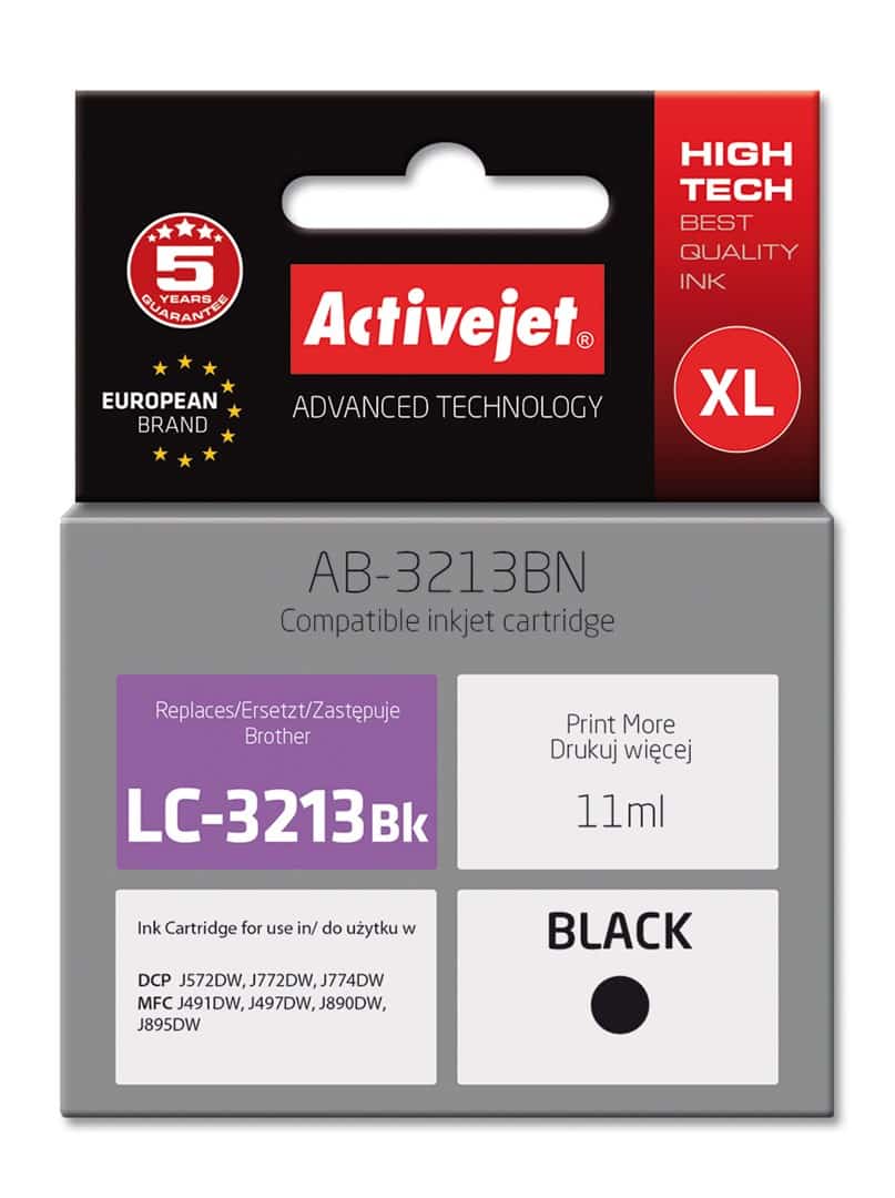 Tusz Activejet AB-3213BN (zamiennik Brother LC3213BK)