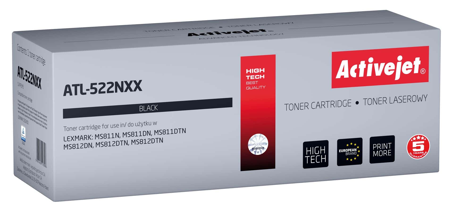 Activejet ATL-522NXX Toner Zamiennik Lexmark 52D2X00