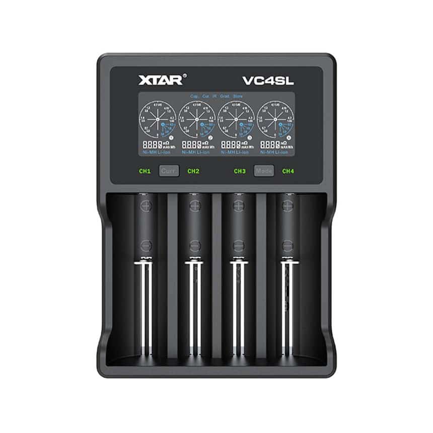 XTAR VC4SL Ładowarka 4 Baterie Li-Ion, NiCd, NiMH