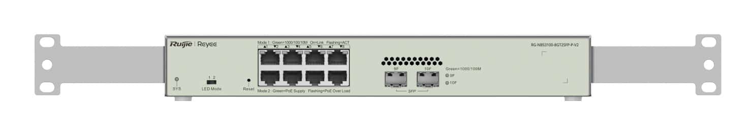 Switch RG-NBS3100-8GT2SFP-P-V2 - 8 Portów Gigabit