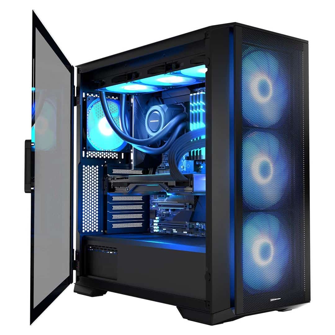 MODECOM OBUDOWA HORIZON ARGB FLOW MIDI CZARNA