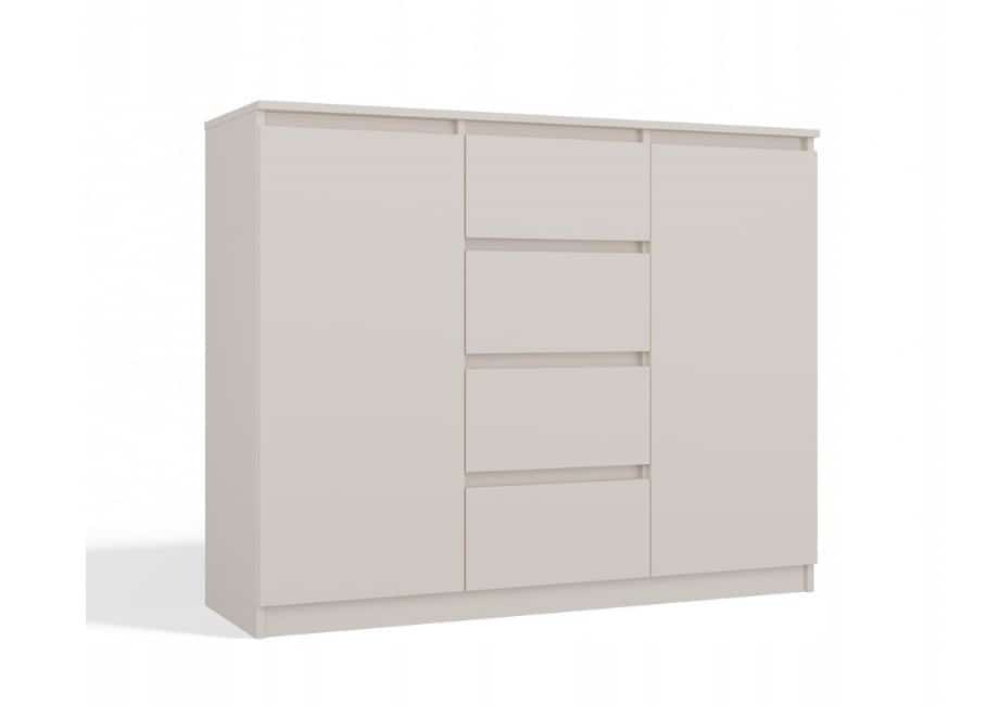 KOMODA 2 DRZWI 4 SZUFLADY KASZMIR KOMPLET