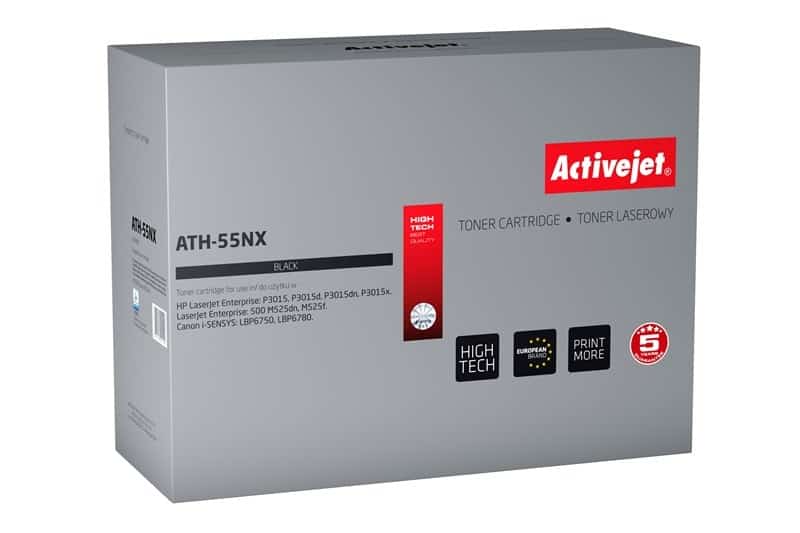 Activejet ATH-55NX Toner, 12500 stron, czarny, kompatybilny z HP 55X
