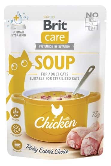 Brit Care Soup with Chicken 75g for Cats