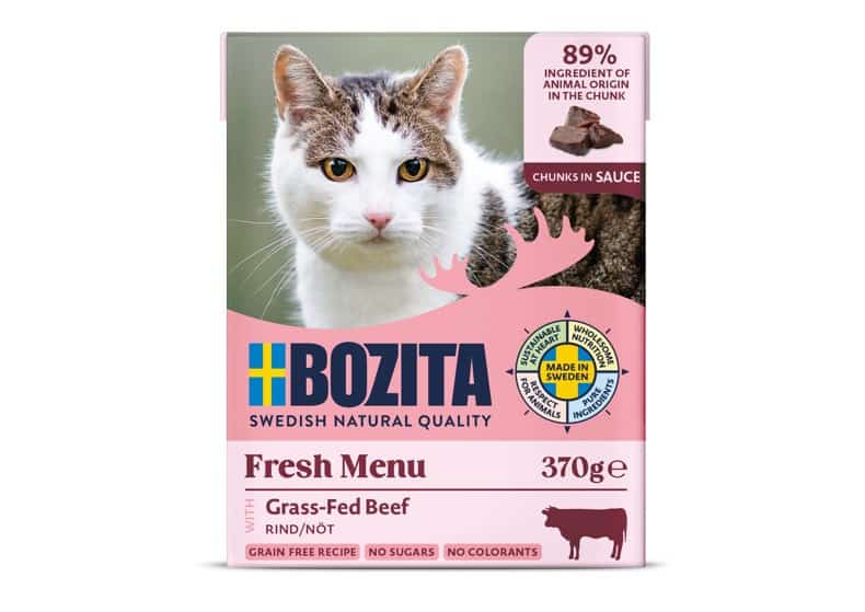 BOZITA Mięsne kawałki z wołowiną 370g