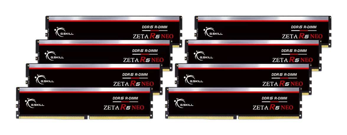 G.SKILL ZETA R5 NEO 8X32GB DDR5 6800MHz ECC