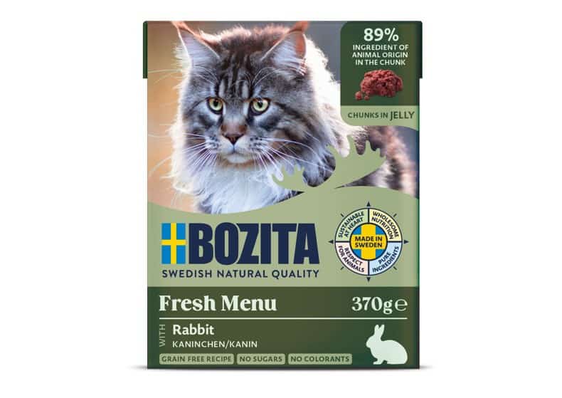 BOZITA Mięsne kawałki z królikiem 370g