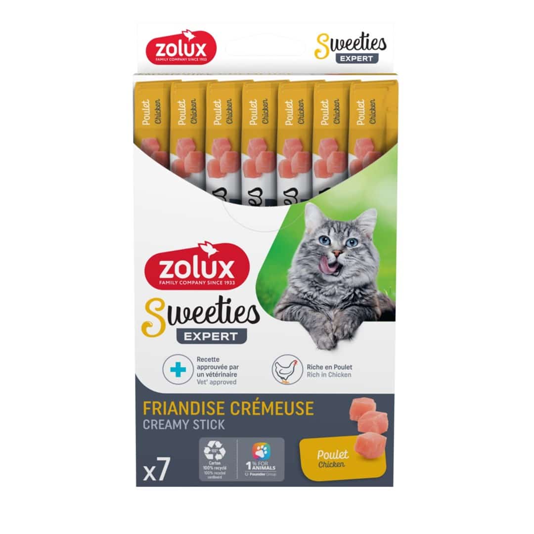 ZOLUX SWEETIES 14g x7 - Kremowy Przysmak