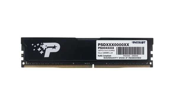 PATRIOT DDR4 8GB 3200MHz 1 Rank UDIMM