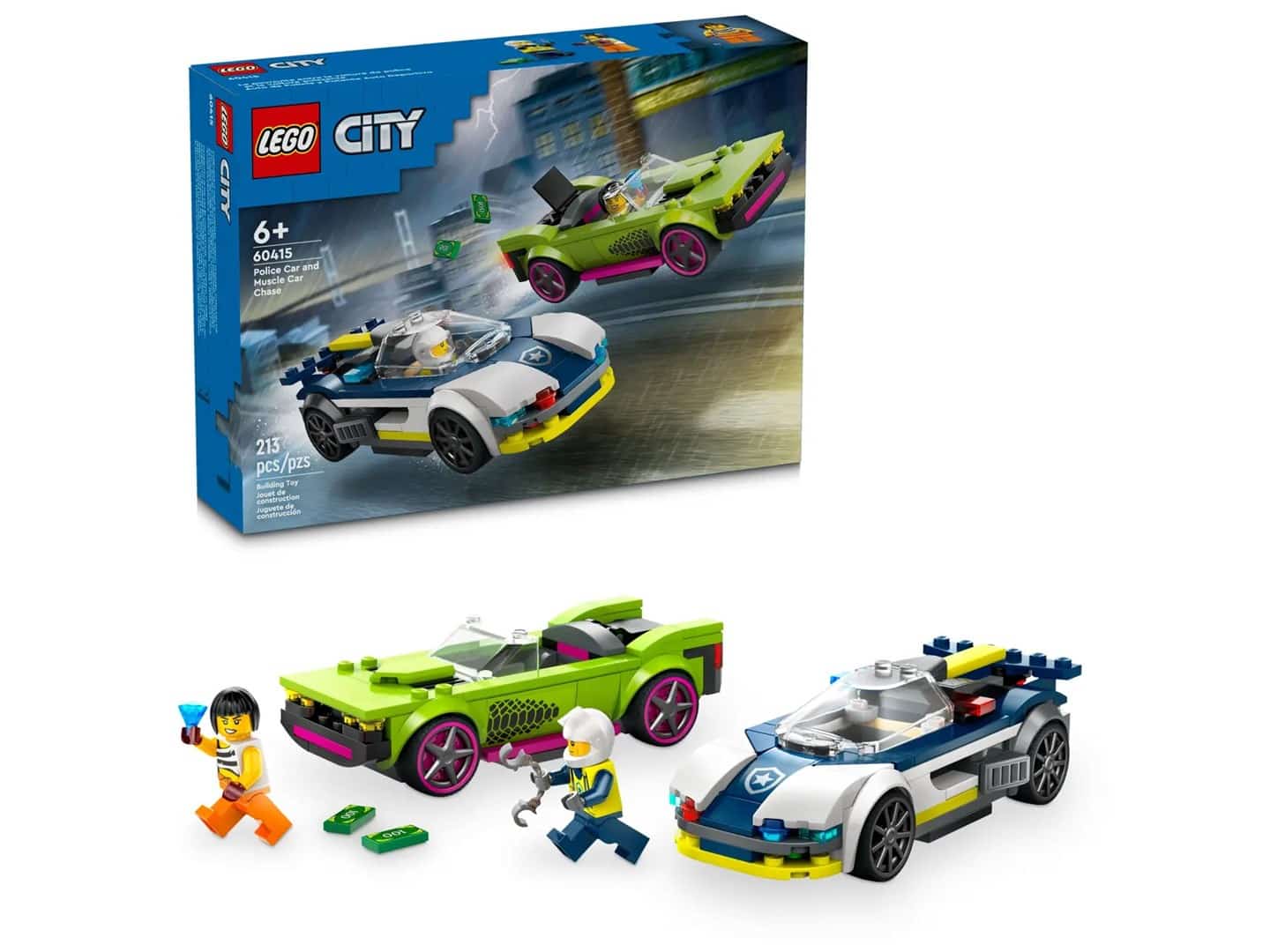 LEGO City 60415 - Pościg radiowozu za muscle carem