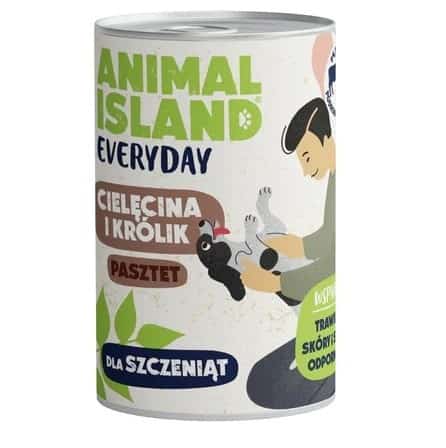 ANIMAL ISLAND Everyday cielęcina i królik 400g